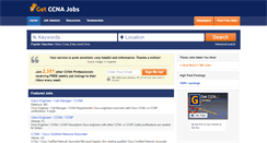 Desktop Screenshot of getccnajobs.com